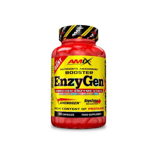 AMIX EnzyGEN 90 Cáps - Enzimas Digestivas para Mejorar Digestión y Absorción