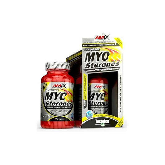 Amix Myo Sterone 90 cápsulas - Estimulador natural de testosterona para fuerza y crecimiento muscular.