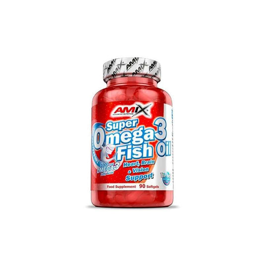 AMIX Super Omega 3 90 Caps - Ácidos Grasos para Salud Cardiovascular y Cerebral