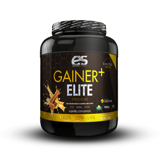 Essential Gainer Elite Premium 3kg - Suplemento para Ganancia de Masa Muscular y Recuperación