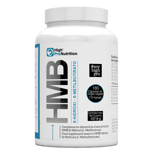 High Pro HMB 180 caps - Apoyo muscular avanzado para mejorar la recuperación y promover el desarrollo de masa muscular magra, ideal para deportistas exigentes.