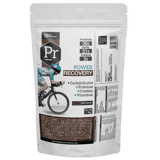 High Pro Power Recovery 1 kg - Recuperación muscular y energía post-entrenamiento. Ideal para reponer nutrientes, reducir fatiga y optimizar el rendimiento físico.