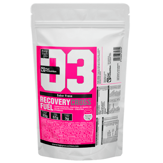 High Pro Recovery Cross Fuel 1 kg - Recuperación muscular, reposición de energía y mejora del rendimiento. Ideal para deportistas y entrenamientos intensos.