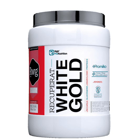 High Pro Recuperat White Gold 908 g - Recuperación muscular rápida, reparación de tejidos y mejora del rendimiento físico. Ideal para entrenamientos intensos.